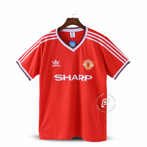 Camiseta Manchester United 86/88 I de Local - Versión Retro