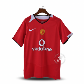 Camiseta Manchester United 05/06 I de Local - Versión Retro