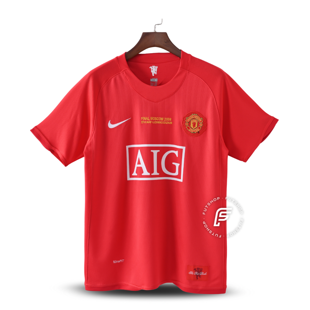 Camiseta Manchester United 07/08 I de Local - Versión Retro