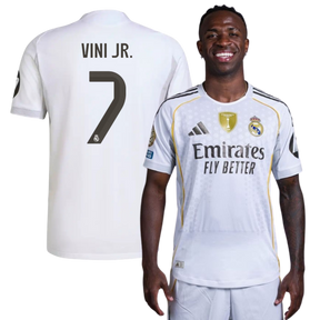 Camiseta Vini Jr - Real Madrid 25/26 I de Local - Versión Aficionado