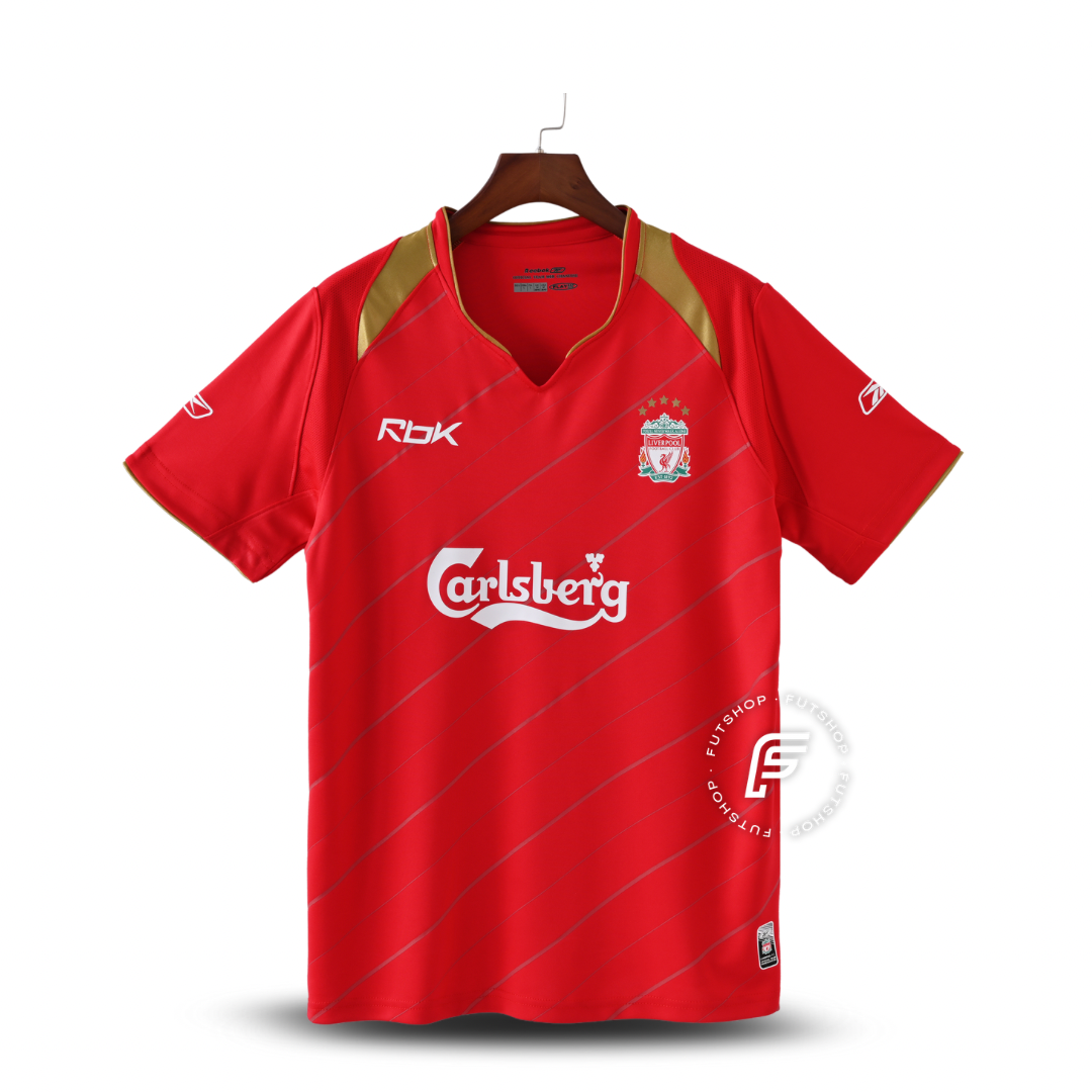 Camiseta Liverpool 05/06 I de Local - Versión Retro