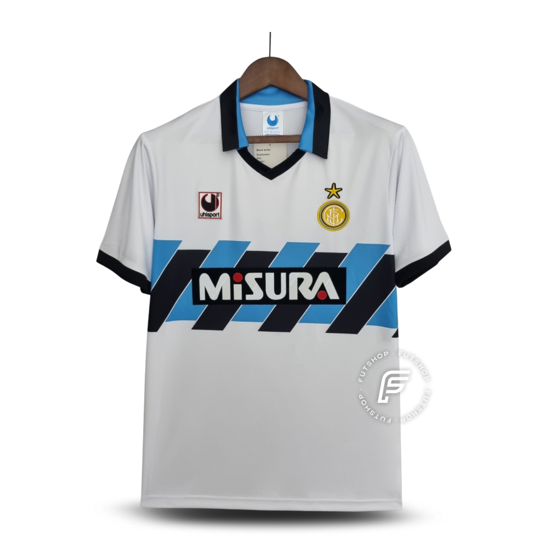 Camiseta Inter de Milán 90/91 II de Visitante - Versión Retro