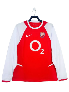 Camiseta Arsenal 02/03 I de Local - Versión Retro