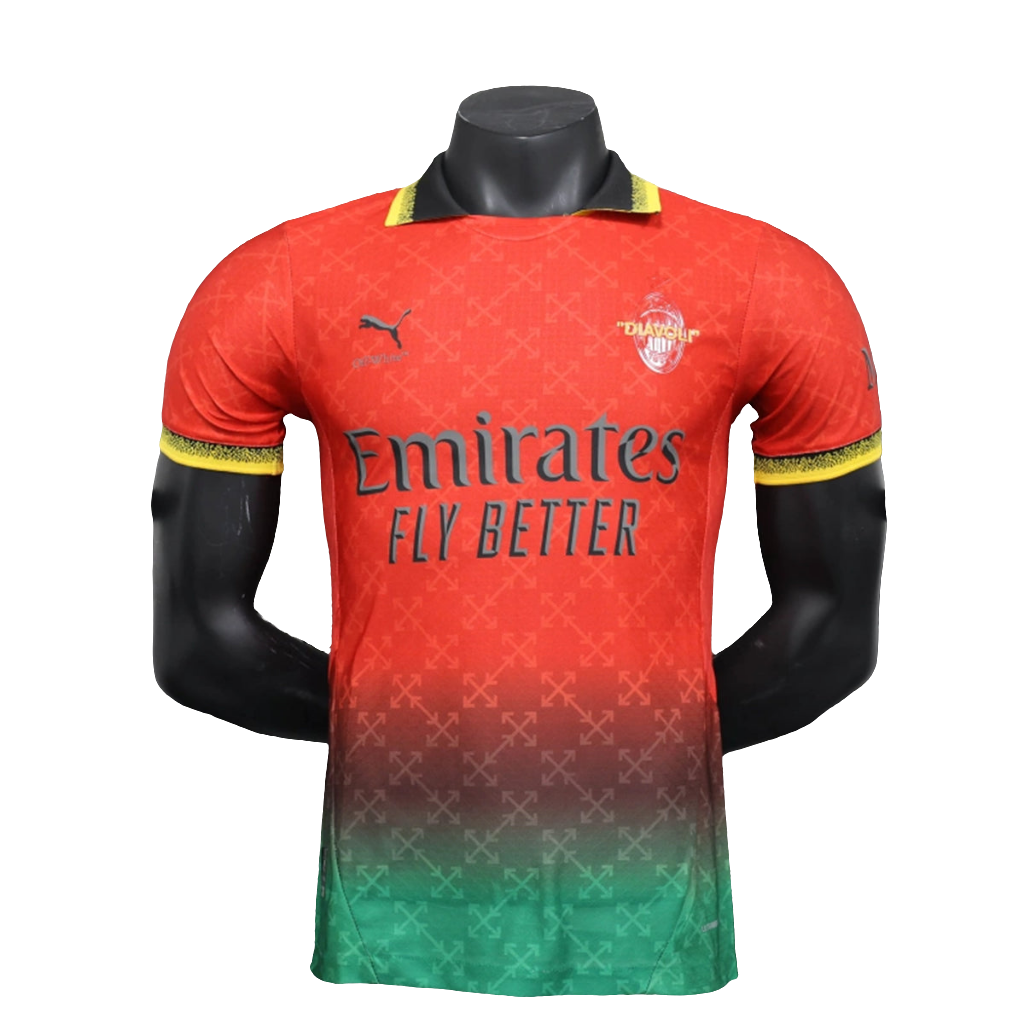 Camiseta AC Milan 25/26 Edición Conmemorativa - Rojo - Versión Jugador