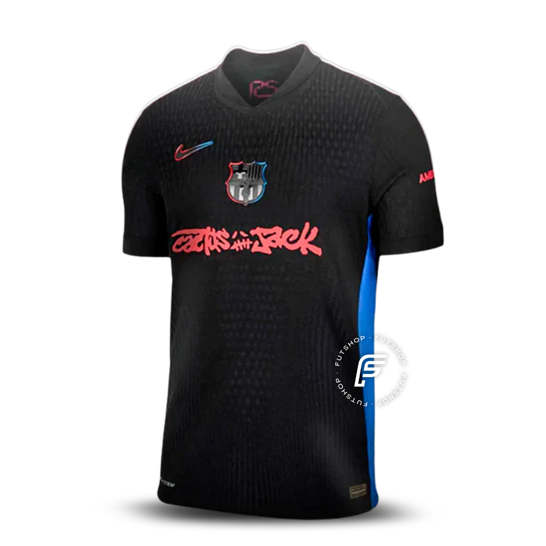 Camiseta Barcelona FC 24/25 II de Visitante Travis Scott - Versión Aficionado