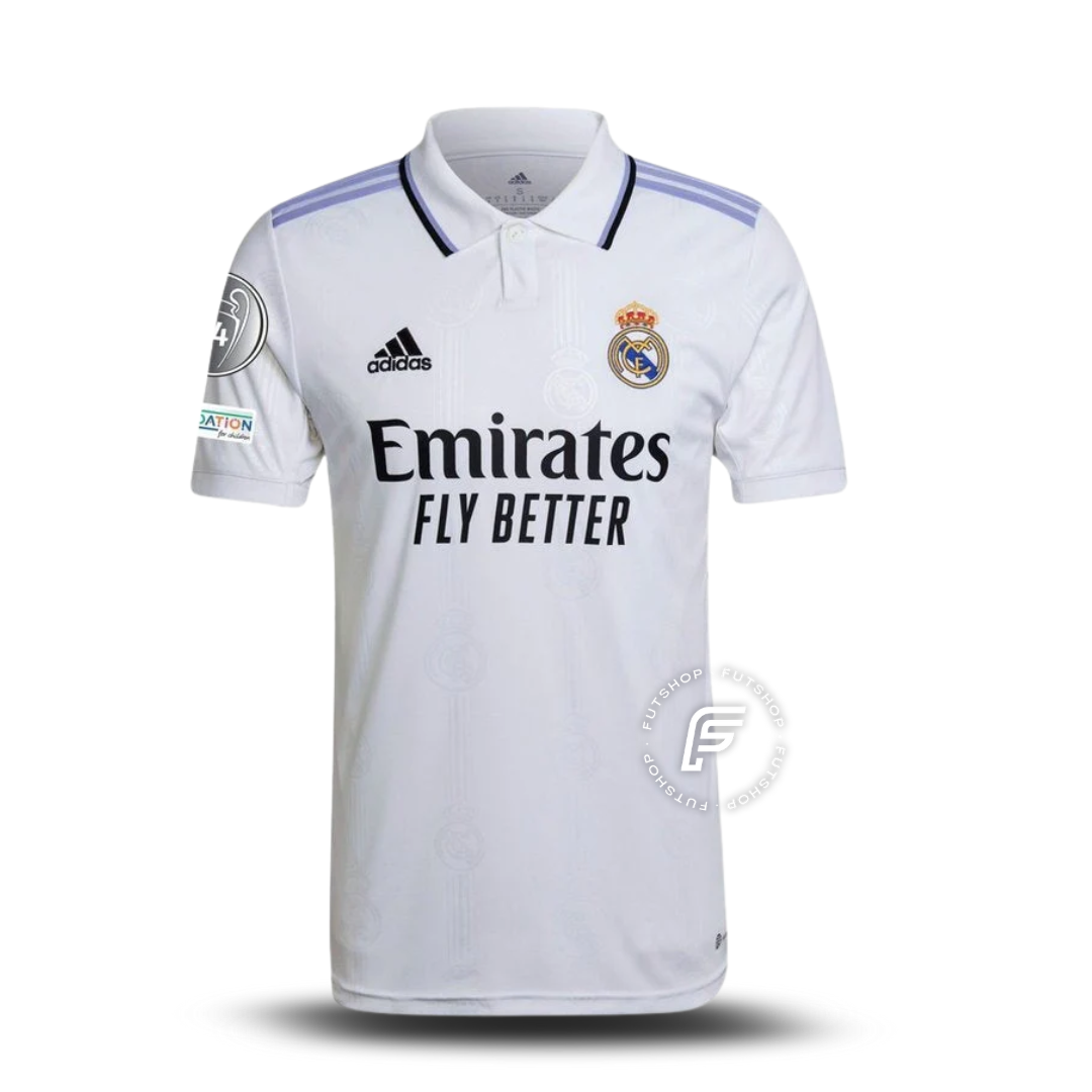 Camiseta Real Madrid 22/23 - Liga de Campeones - I de Local - Versión Aficionado