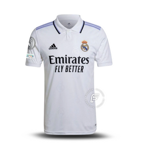 Camiseta Real Madrid 22/23 - Liga de Campeones - I de Local - Versión Aficionado