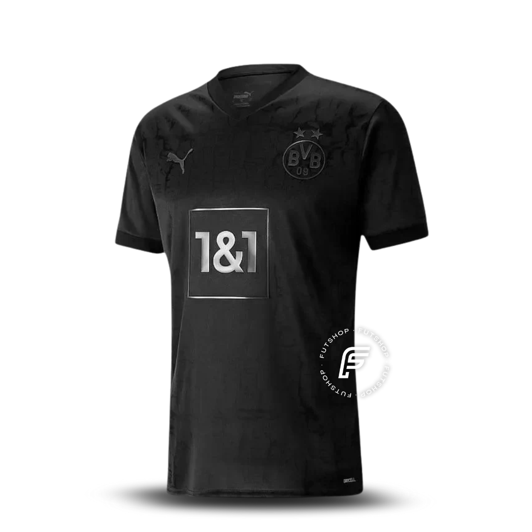 Camiseta Borussia Dortmund 23/24 Todo negro - Versión Aficionado