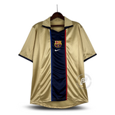 Camiseta Barcelona 01/02 II de Visitante - Versión Retro
