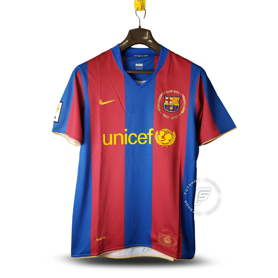 Camiseta Barcelona 07/08 I de Local - Versión Retro