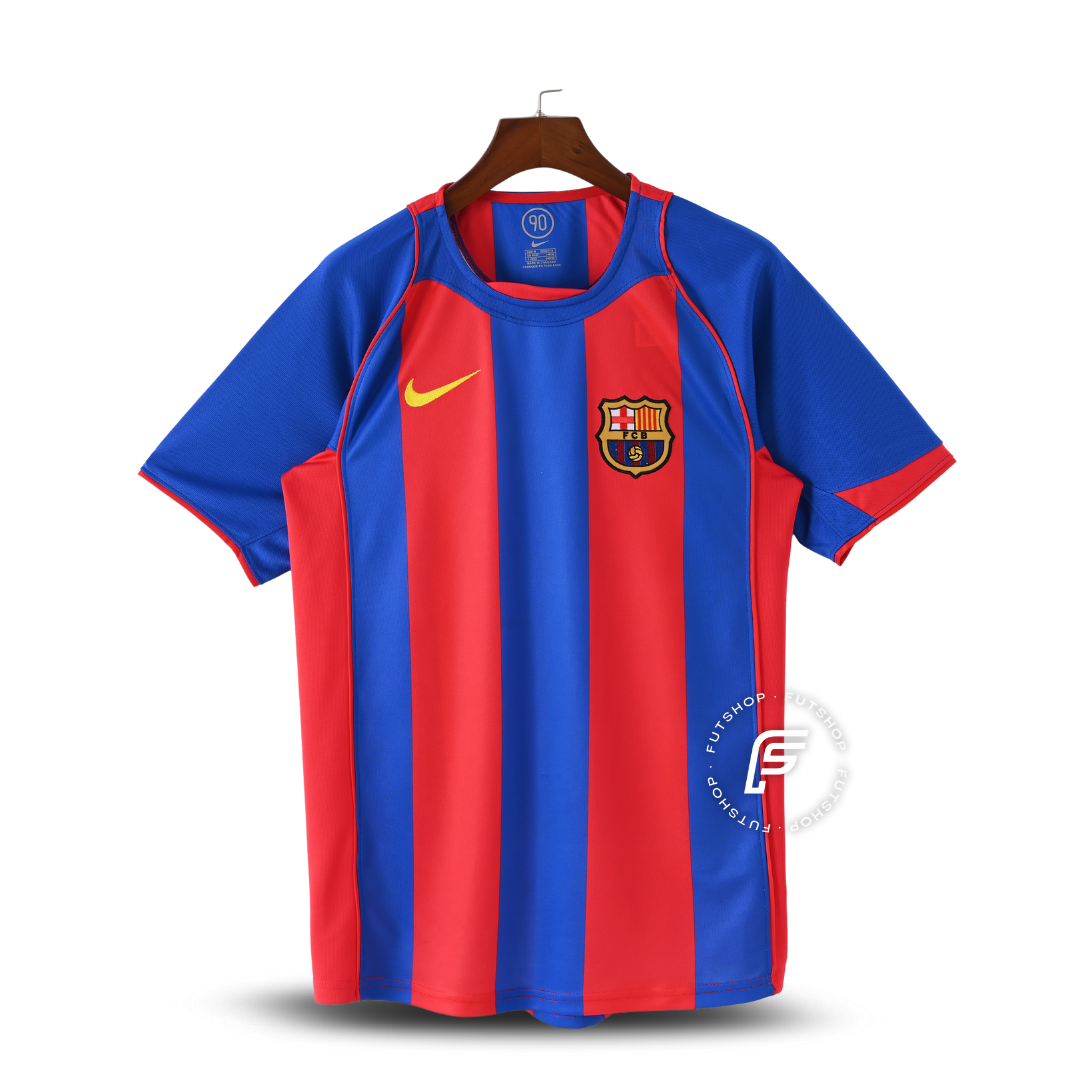 Camiseta Barcelona 04/05 I de Local - Versión Retro