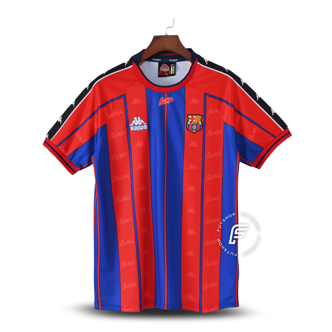 Camiseta Barcelona 97/98 I de Local - Versión Retro