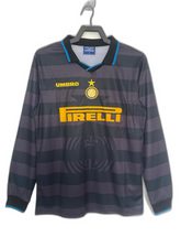 Camiseta Inter de Milán 97/98 II de Visitante - Manga Larga Versión Retro