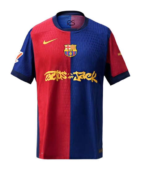 Camiseta Barcelona 24/25 I de Local Travis Scott - Versión Jugador